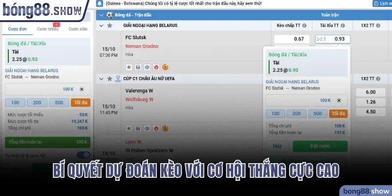 Bí quyết dự đoán kèo với cơ hội thắng cực cao